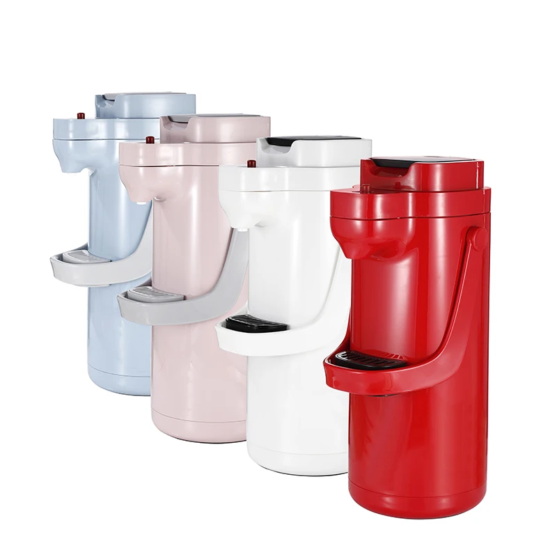 In Stock 2500ml Big Flask Coffee Dispenser Vacuum Insulated Airpot Thermos with Portable Handle
