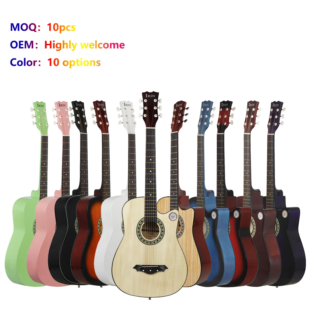 Hot Selling Cheap Oem Brand 38 Inch Beginner Basswood High Quality