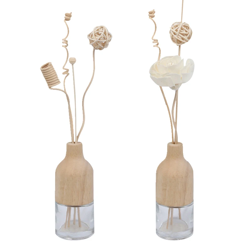 Домашний ароматизированный ротанговый палочка Estick частной марки сушеные цветы тростник диффузор деревянный цветок Солы для освежения воздуха