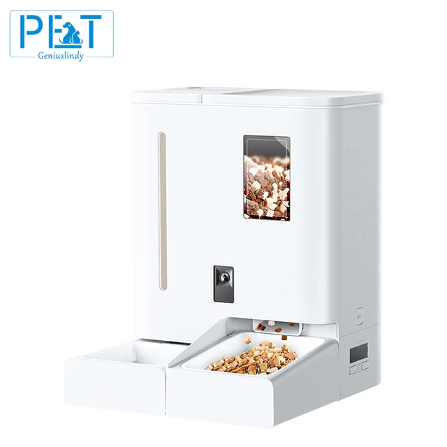 Automatic 5L  Pet Feeder with Water and Food Dispenser  for Easy Puppy Drinking Feeding for Indoor Use