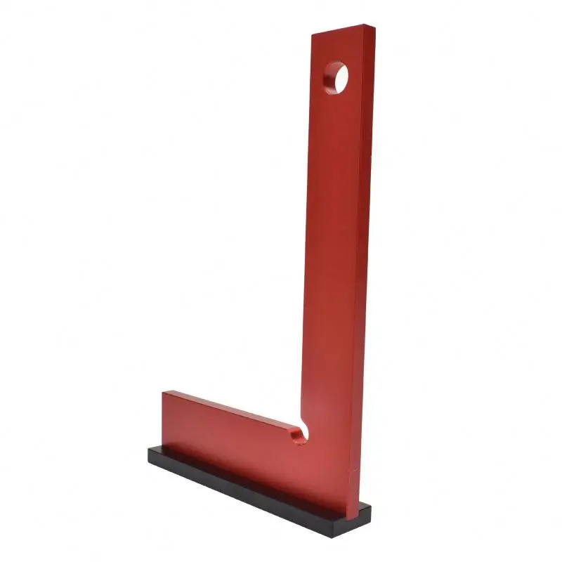 TEBAK W-84 Hot Sale 90 Degree Right Angle Flat Edge Square Precision Ground Steel Hardened Angle Ruler With Base