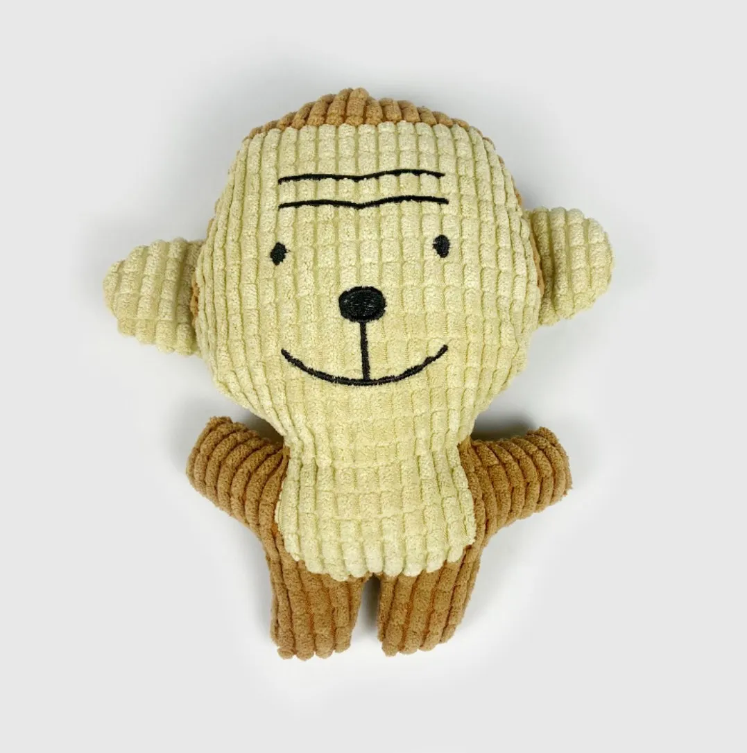 Wholesale Animal Plush Puppy Chew Toys With Squeakers Cute Soft Pet Dog