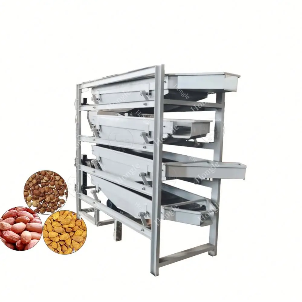 Automatic Screening Vibrating Screen Almond Grader Food Processing Cashew Nut Grading Machine Price