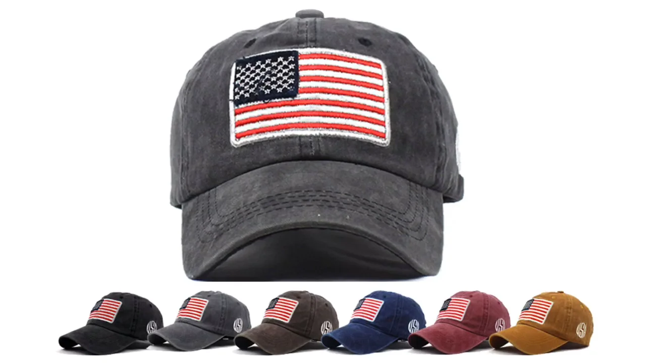 Wholesale Usa American Flag Hats Republican Vintage Adjustable Baseball ...