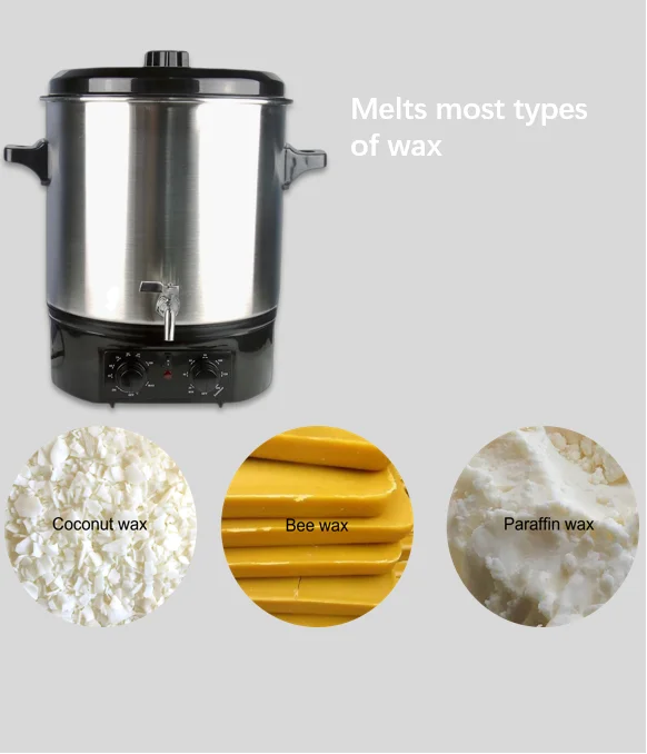 Stainless Steel Large Size Wax Melting Machine With Instant Pour Spout ...