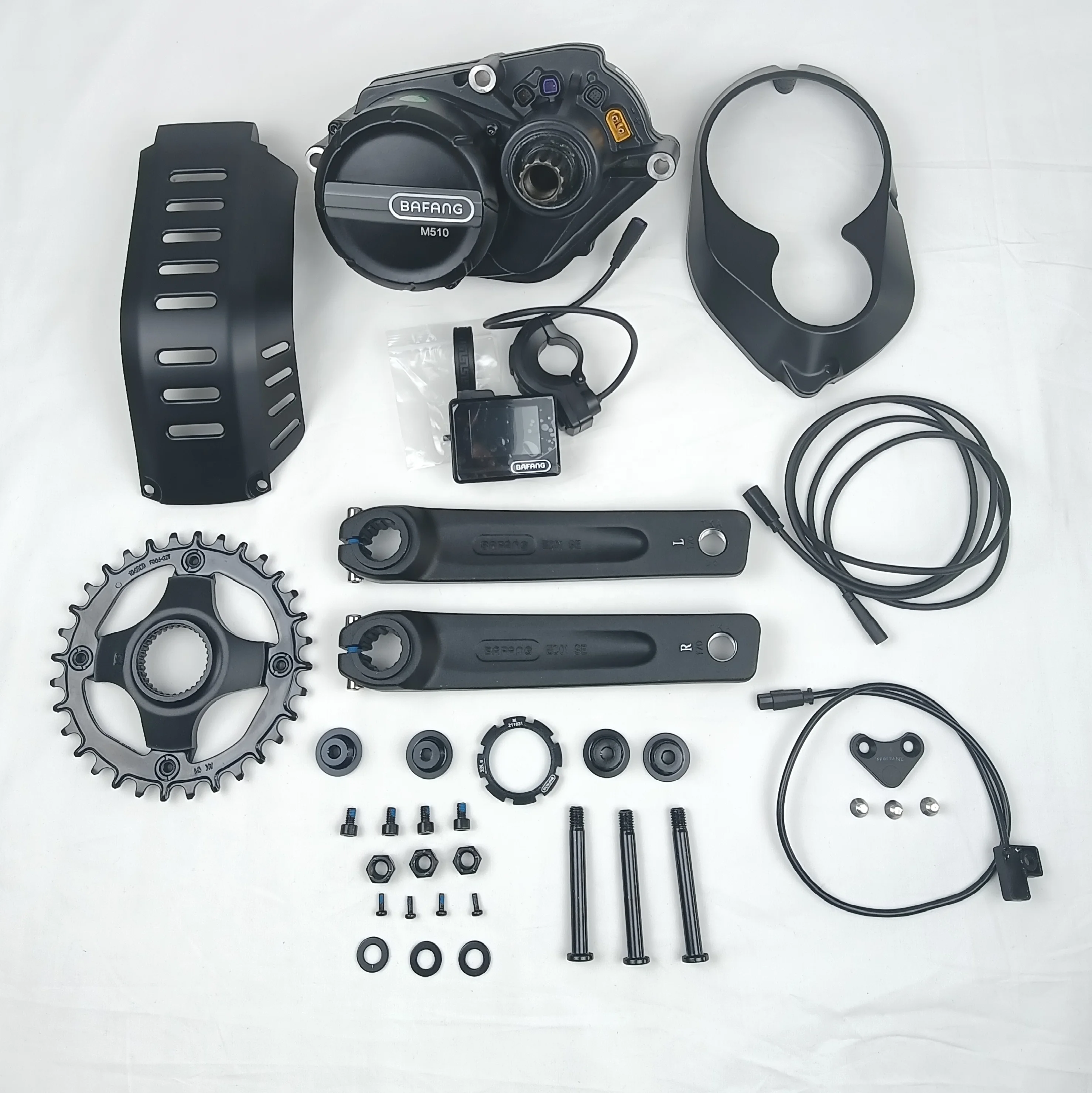 2023 New Bafang M510 Middle Drive System 250w Torque Sensor MM  Mid Motor Conversion Kits With DP Display