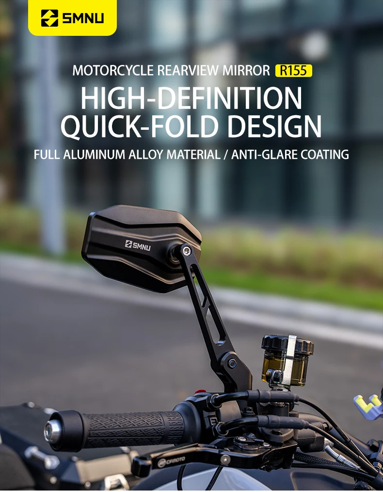 product smnu motorcycle rear view mirror general blue clear purple rear mirror motorcycle side mirror motorcycle rearview mirrors-2