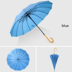 Популярный корейский Зонт нового дизайна, прочный специальный прямой зонт