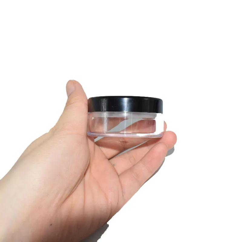 Loose Powder Jar Plastic Cosmetic Packaging Rotating Sifter Loose Containers with Rotating Sifter 10 Ml 20 Ml 30 Ml 50g PS Abs