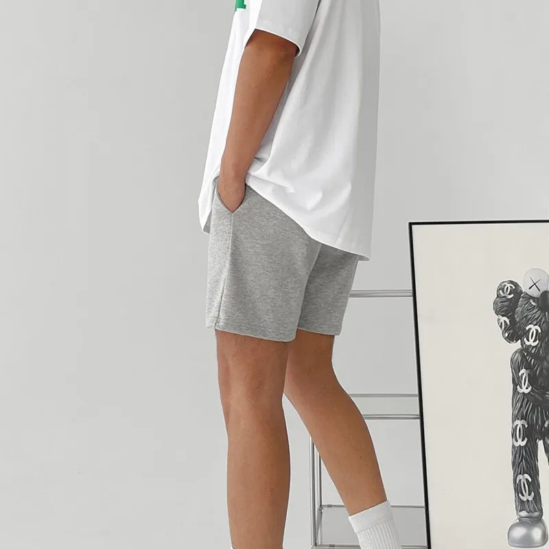 Wholesale Custom Heavy Weight Drawstring Summer Street Wear Loose Men Casual Jogger Shorts719_voghion.com