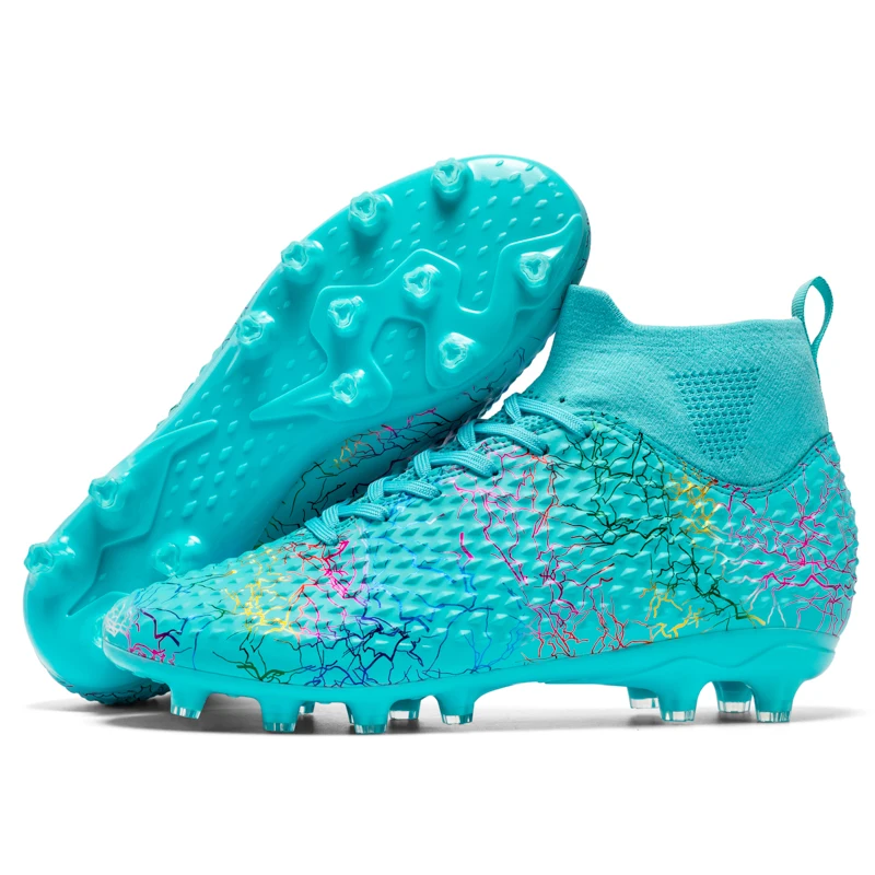 High Quality Sport Shoes Custom Football Boots Drop Shipping FG Spikes High  Ankle Cleats Men Women Predator Football Shoes