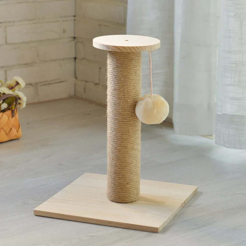 Single Cat Scratcher Post Rope Scratching Post Cat Trees With Funny