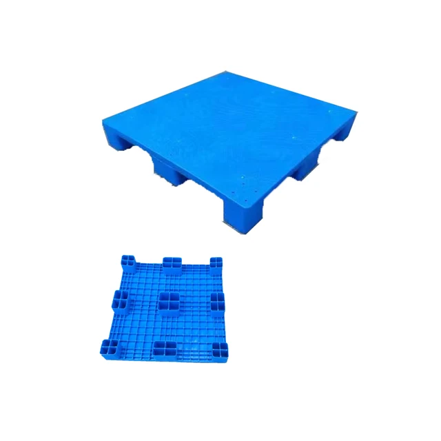 Flat Floor Stacking Nine-legged Plastic Pallets Moisture-proof Plastic Pallets Nested Industrial Pallets