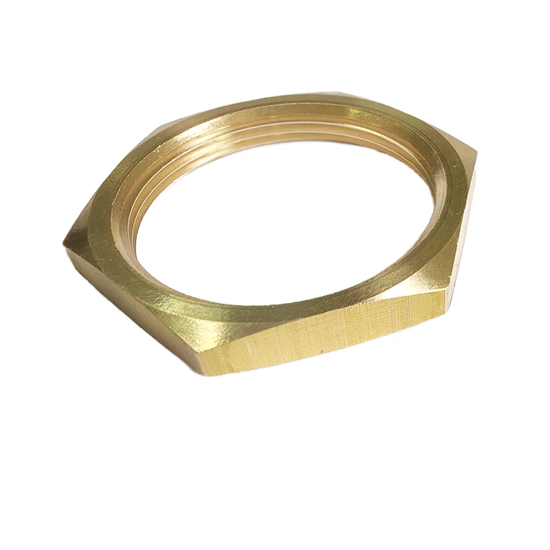 Customized Big Hex Thin Insert Nut Special Turning Brass Copper Bronze for Plastic Industry M24 Thread
