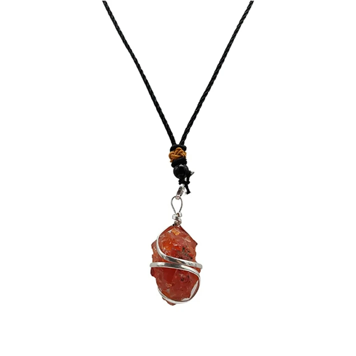 Fashion Carnelian Crystal Necklace 