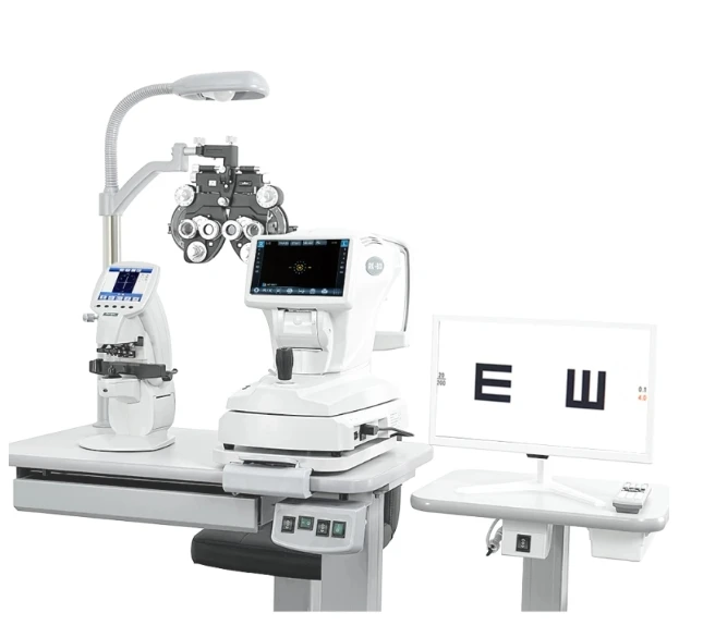Optometry Auto Refractor Chair Unit Ophthalmic UnitInstruments Auto Refractometer LCD VisionLensmeter One-stop Optical Room