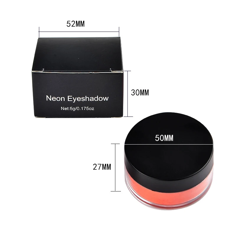 
 OEM Hot Sale Cosmetics 8 Color Luminous Kohl Lasting Color Spot Neon Fluorescent Kohl Customized Private Label Without Logo  