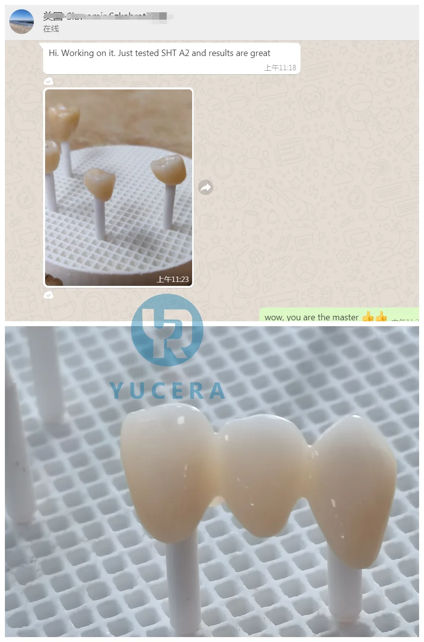 Artificial Teeth Making Material Multilayer Preshaded 4D Pro Zirconia Discs for Open System Cad Cam Zirconia Block