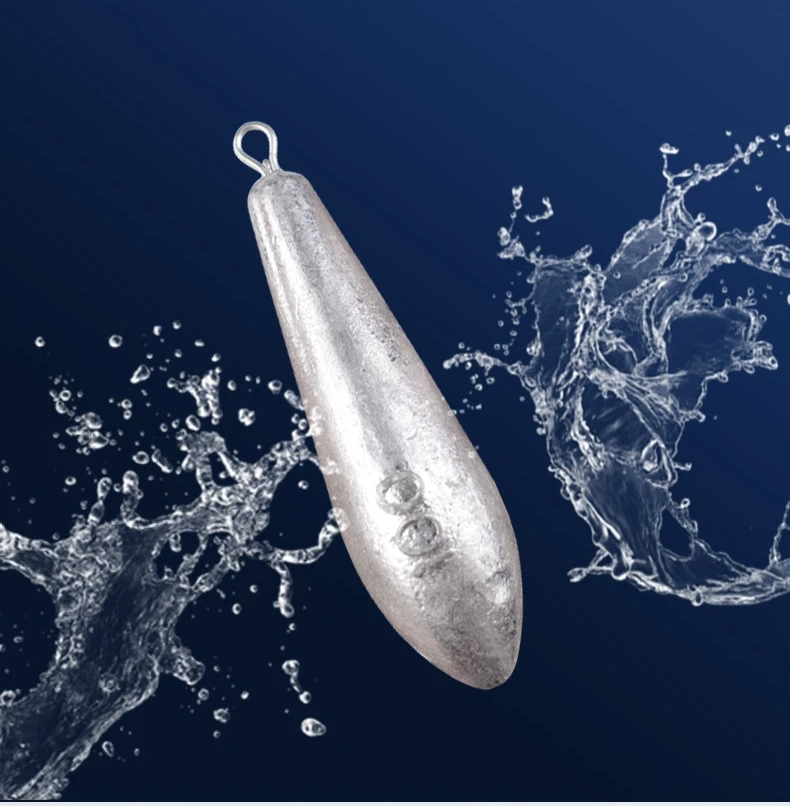 Lot 45 Poids De Pêche Goutte - 3.5g à 50g - Kit Complet Pour Pêche En Mer, Eau Profonde Et Carpe