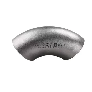 Hot selling Chemical and petroleum industry Seamless 304 316L stainless steel 90/45 Degree stainless steel Welded elbow
