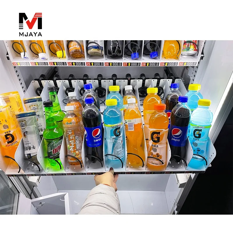 Metal QR Code Vending Machine for Paypal Apple Pay & Credit Card for Drink Beverages Snacks & Facemasks Payment System