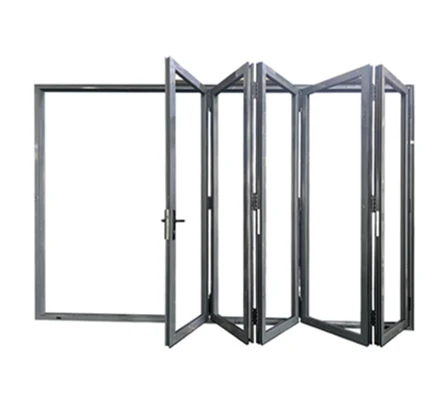 Transparent Outdoor Weatherproof Bifold Aluminum Glass Soundproof Modern Bi Folding Door Buy