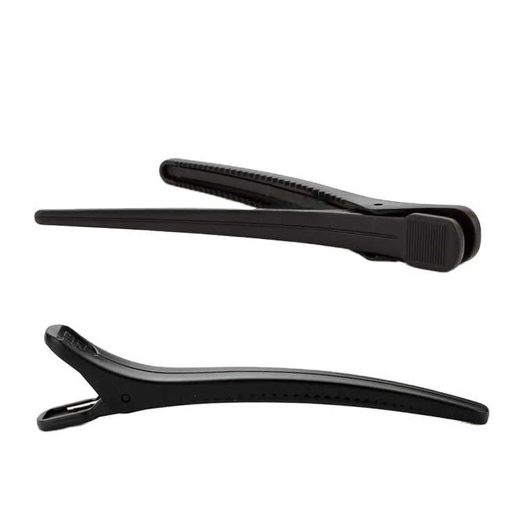 Brand Direct Sales Custom Black Duckbill Flat Hair Clip Fashionable Personalized Hair Pins for Long Short Hair Made Durable