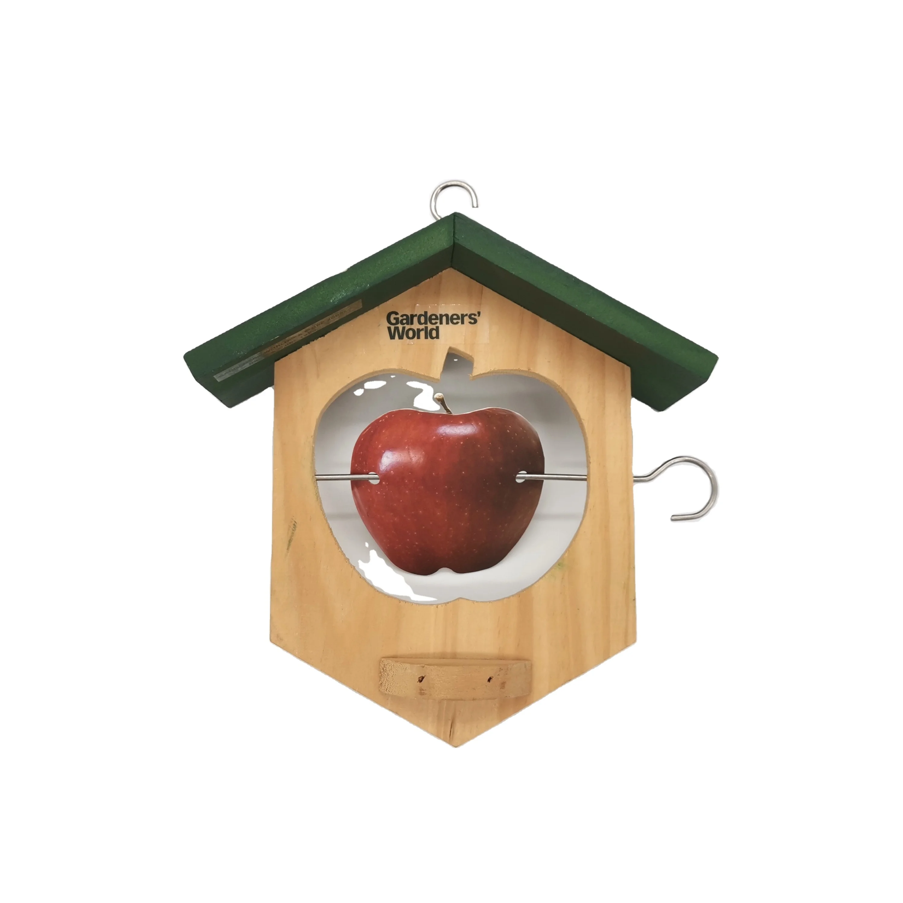 wooden apple bird feeder automatic bird feeder - buy wooden bird