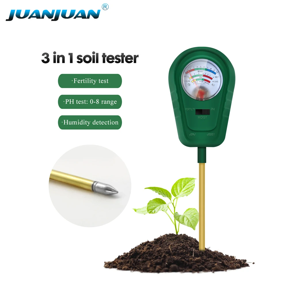 3/4 in 1 Soil Tester Moisture pH LCD Digital Meter Gauge Plants Flower  Humidity Testing Portable Auto-off Measurement Detector - China Sunlight Moisture  Meter, Soil Tester