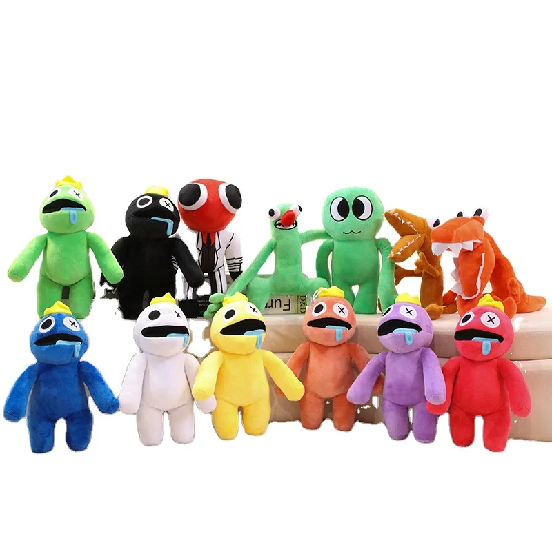 8-10Pcs Rainbow Friends action Figures Toy Game Character Doll Blue Monster  gift