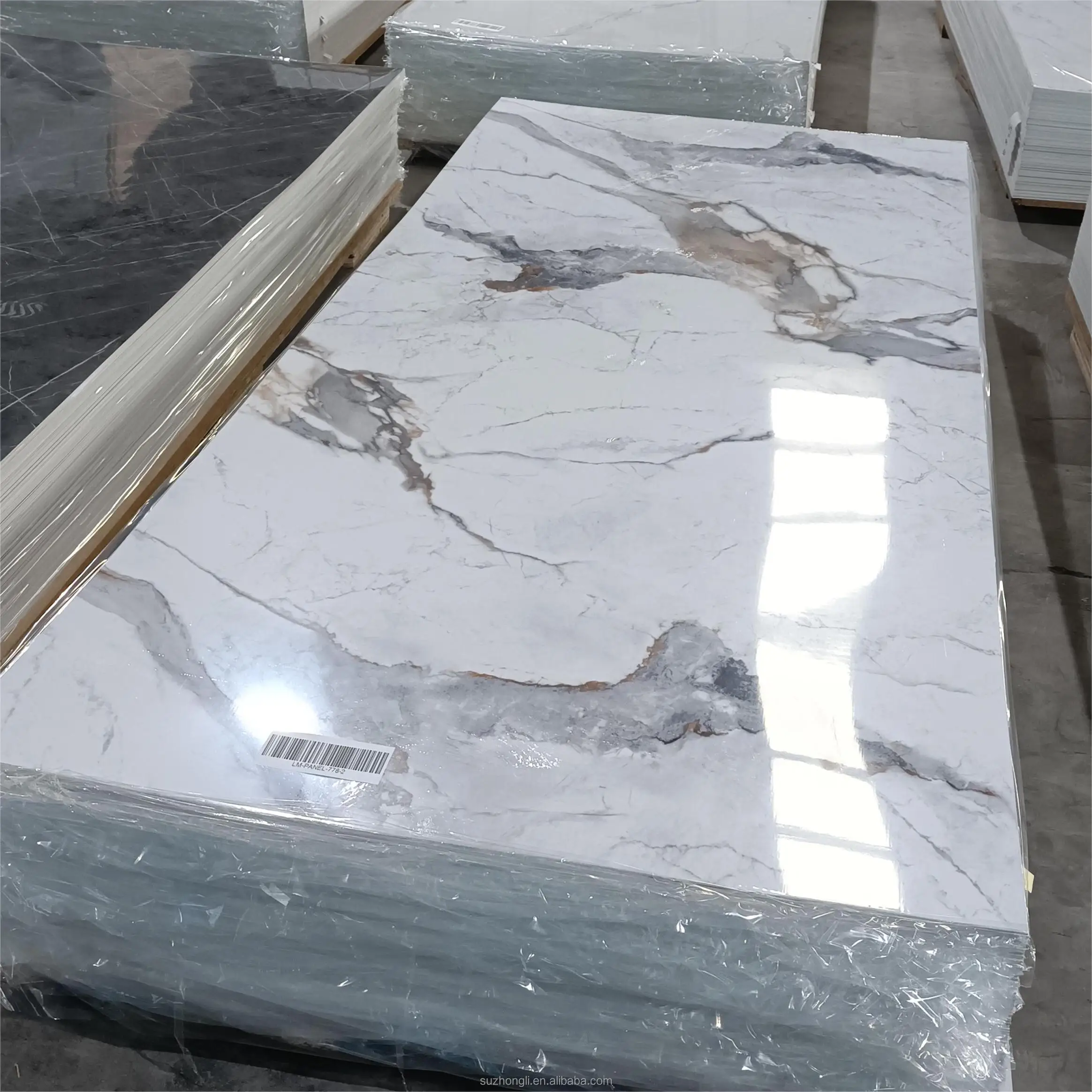 Walling Cladded Effect Panels Indoor Protective Wall UV Marble Wall Panels With Best Quality Interior Marble Boards Pvc Sheet