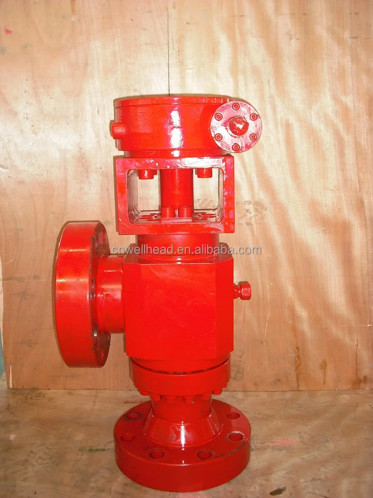 FACTORY DIRECTLY PROVIDE API 6A HIGH PRESSURE ANGLE THROTTLE VALVE /GEAR OPERATED ADJUSTABLE  CHOKE VALVE