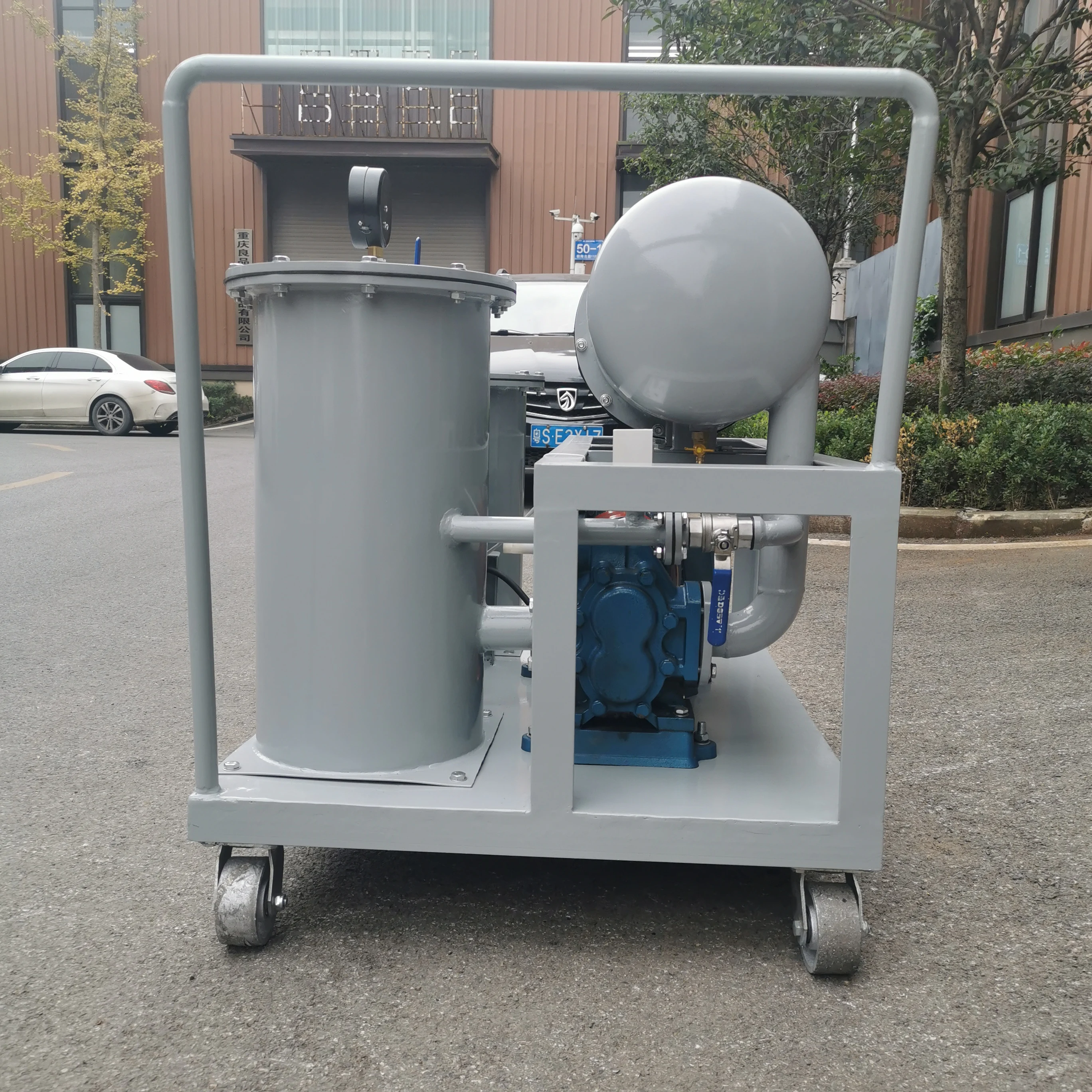 Small diesel Fuel Polishing System to Remove Water and Particles
