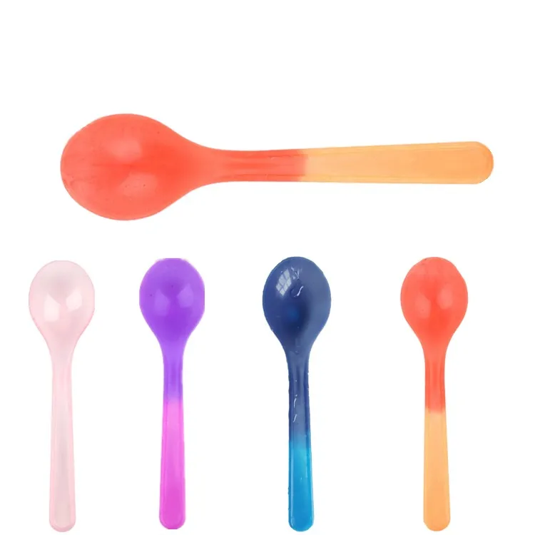 OEM Temperature Sensitive Color Changing Frozen Yogurt Spoon
