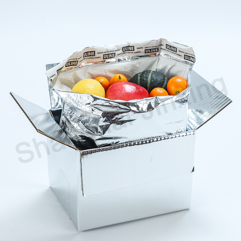 
Изготовленная на заказ термоизоляционная коробка из термопенопласта, картонная коробка из алюминиевой фольги 