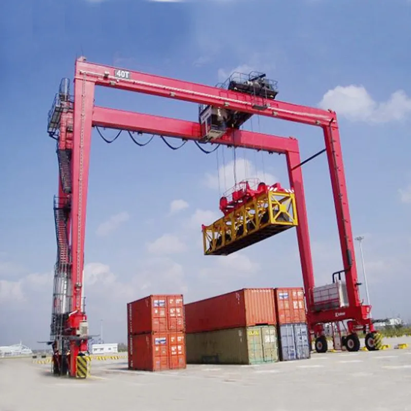 Hot Sale Motor Driven 20ft And 40ft,60ton Container Portable Gantry ...