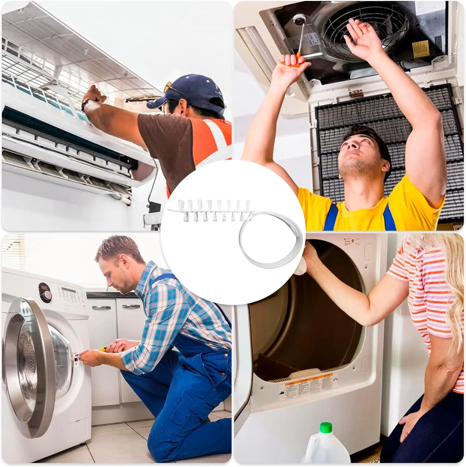 Tool To Clean Under Washer And Dryer Washing Machine Cleaning Brush, Washing  Machine Brush Washing Machine