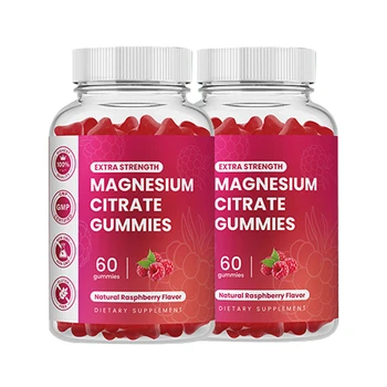 OEM Private Label Improved Sleep Quality Memory Heart Relaxation Magnesium Citrate Gummy for Regulate Brain State