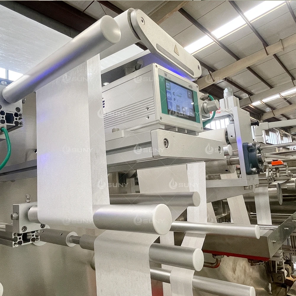 Full Automatic New Design 8Pcs Per Pack Wet Toilet Paper Making and Packaging Machine
