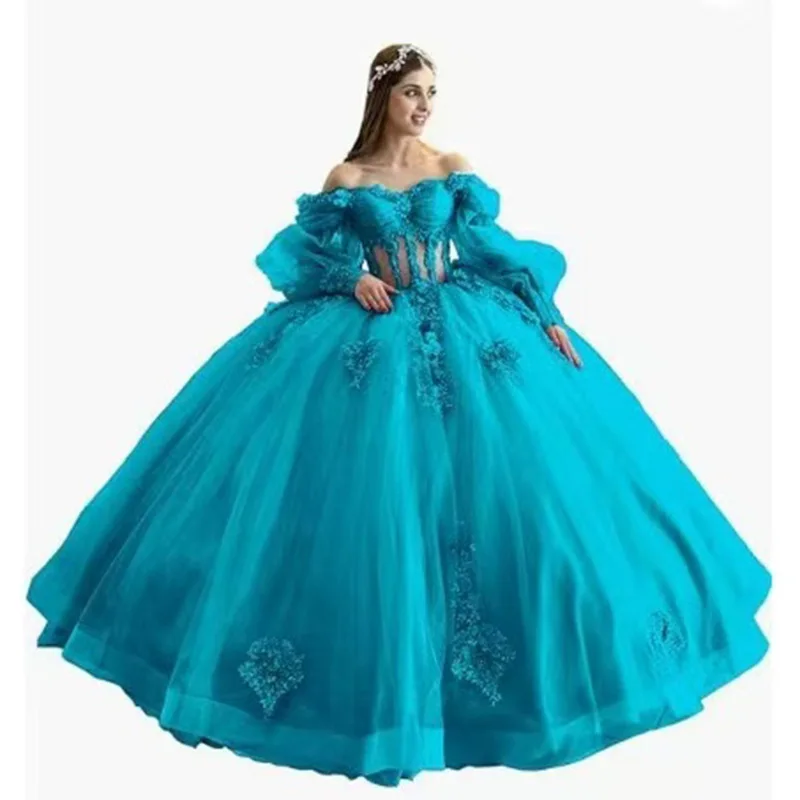 cinderella birthday dress Girl Cinderella Ball Gown Party Dress ELLY Size 5T / Blue