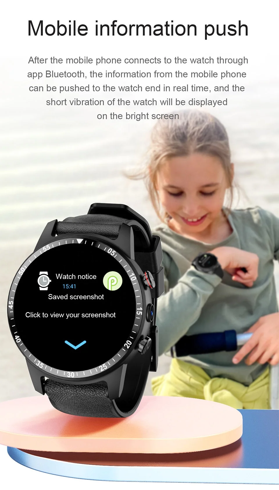 Full Round Screen IP67 Waterproof Smart Watch UNIWA KW390 WIFI GPS 4g Android Phone Watch Support google Play Store