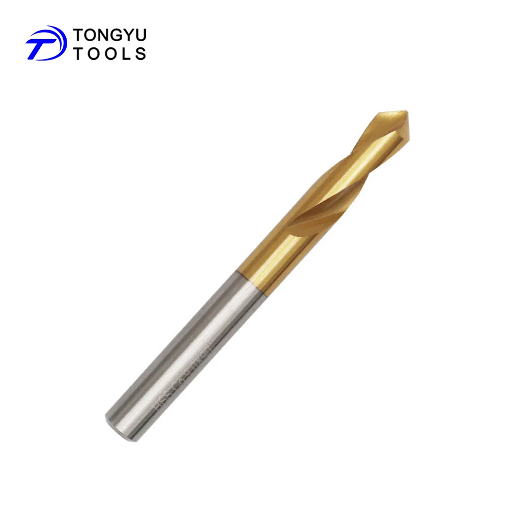 HSS Solid Carbide HM NC Centering Spot Drill Bit for Centre Spot Drilling