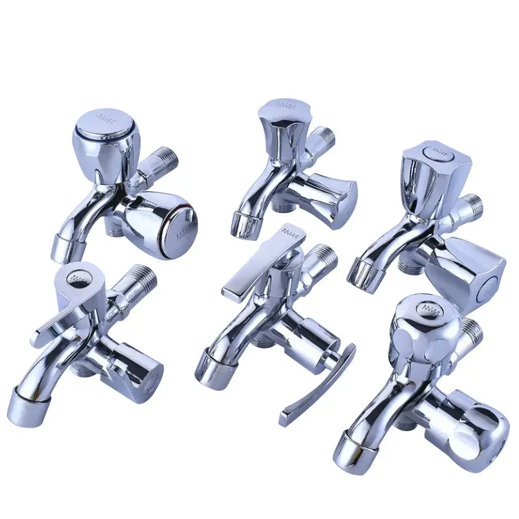 Simply Quick Open Single Cold Zinc Alloy Chrome Washing Faucet  Machine Mop Pool Garden Water Tap