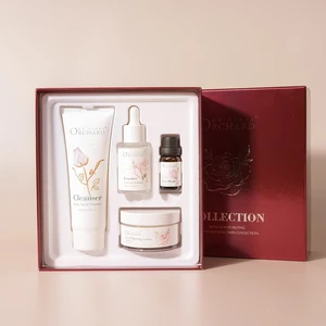 Custom 2022 Private Label Rejuvenating Organic Whitening Rose Skin Facial Care Sets