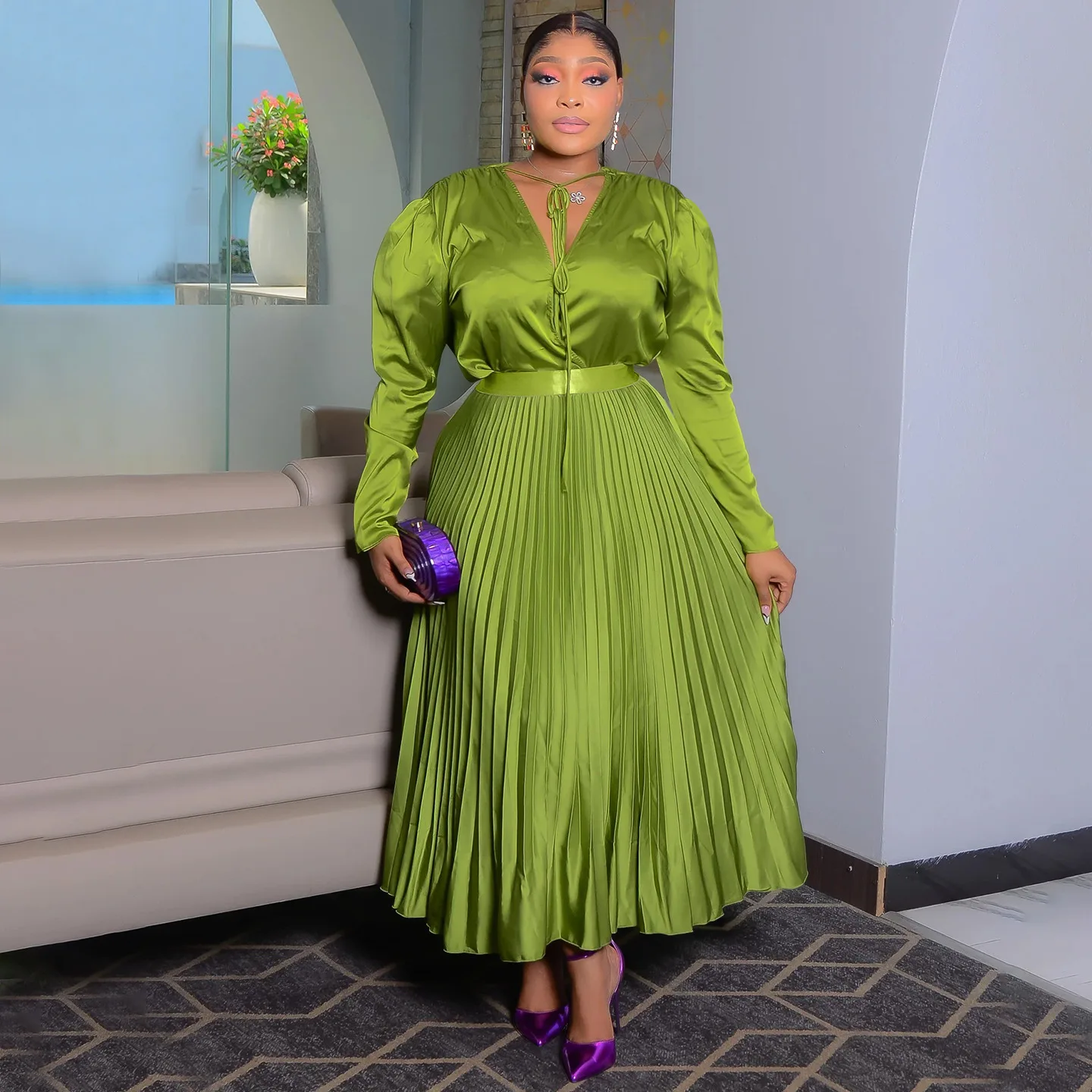 Shop Our New Arrival of Plus Size Long-Sleeve Skirt Sets Shop Our New Arrival of Plus Size Long-Sleeve Skirt Sets