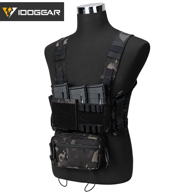 Crochet Tactique IDOGEAR Mk3/Mk4 Pour Gants - À Fixer Sur Un Chest Rig Airsoft Ou Pour La Chasse