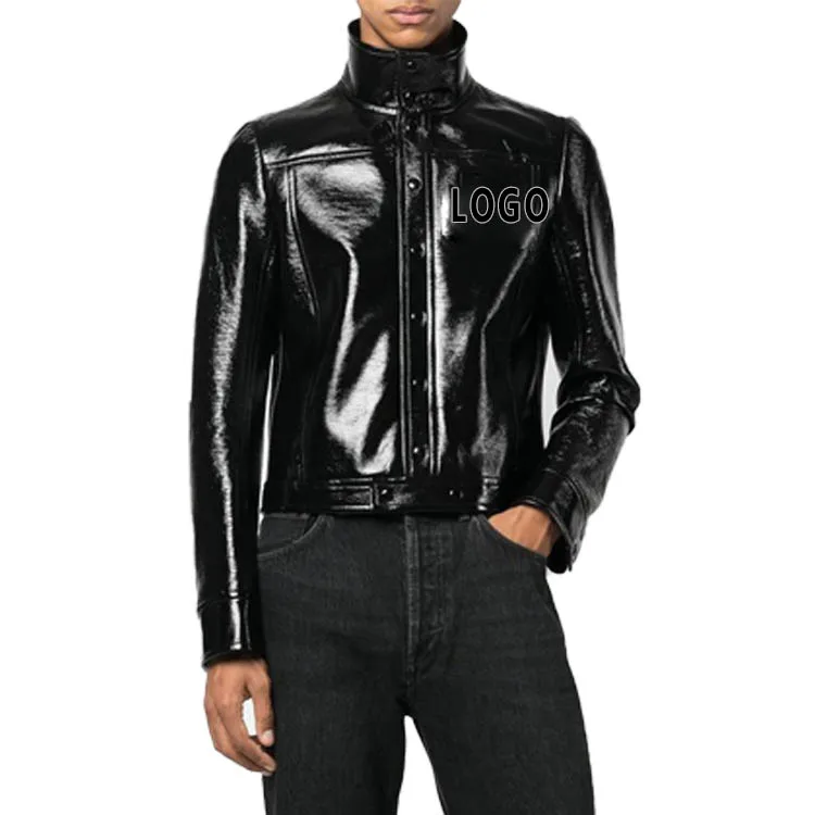 2024 autumn winter men's windproof slim fit motorcycle custom patch leather jacket for men_voghion.com