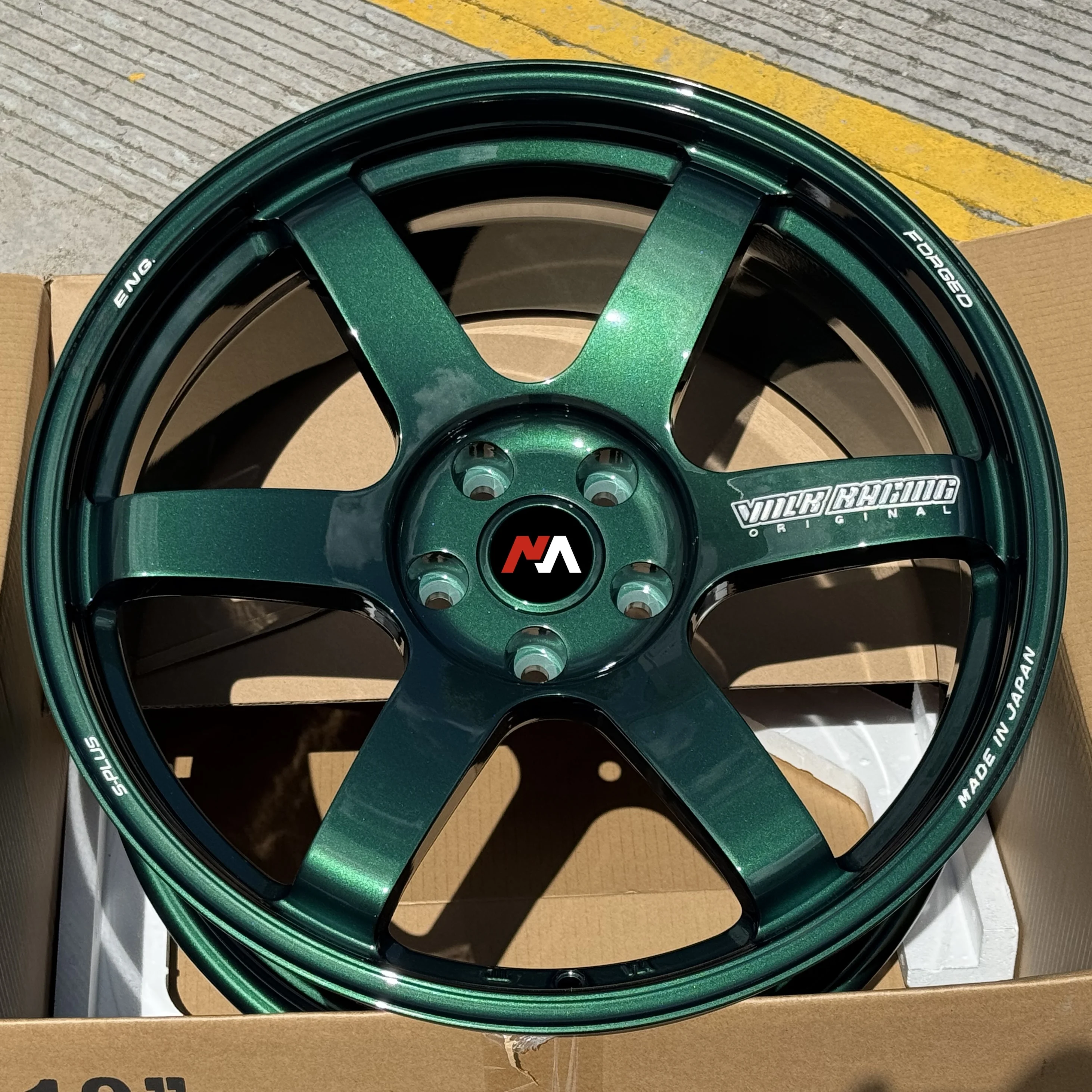 Volk Racing TE37 Saga Racing Green SL 17/18インチホイール 5穴対応