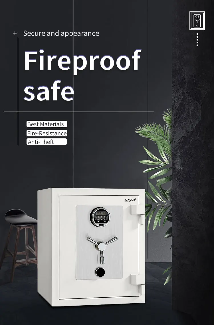 CEQSAFE Security Caja Fuerte Home Metal Fire Proof Safe Box Money Fireproof Safes details
