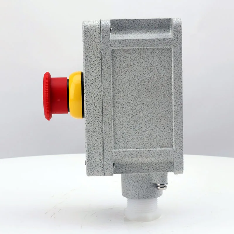 Explosion Proof Emergency Stop Push Button Round Power Head Switch Ex De IIC T6 Ex Proof Emergency Stop Station